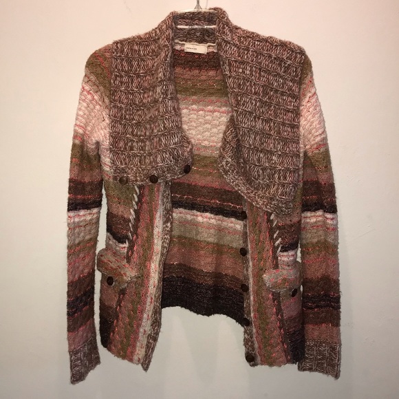 Anthro. Sleeping on Snow cowl neck cardigan. - Picture 2 of 7